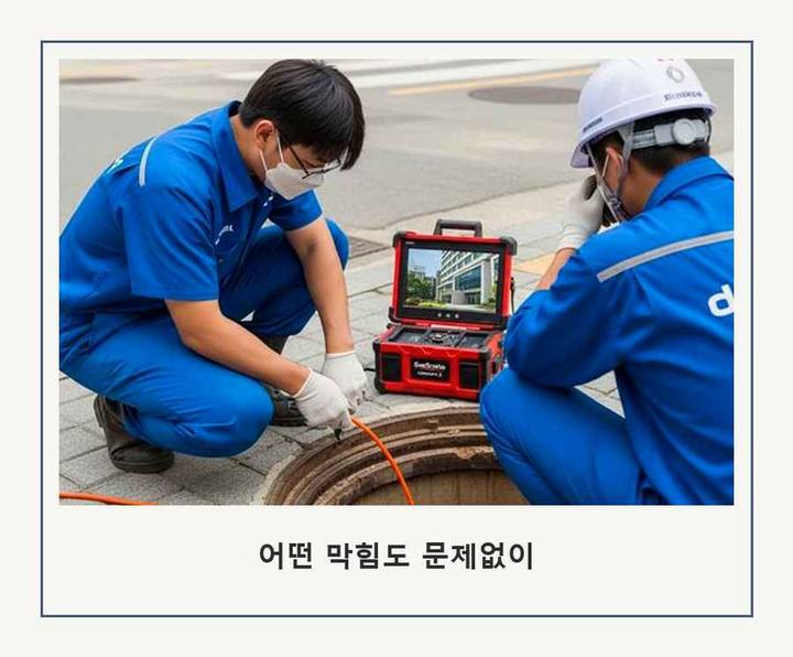 고양 관산동 화장실막힘 시공 전 배관 상태